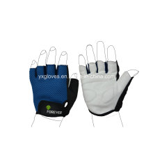 Glove-medio guante de dedo-guantes de seguridad-PU guante-guantes de deporte-guantes de protección